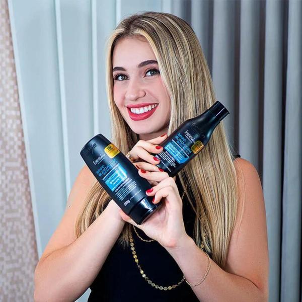 Imagem de Shampoo Forever Liss Blindagem 300ml e Pente Beauty Secret