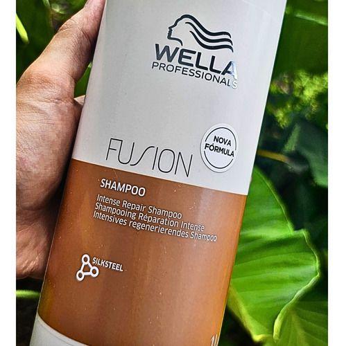 Imagem de Shampoo Fusion Lavatório Intensa Reparação Reconstrutor Lavatório Salão Litro Wella Profossional  1000ml