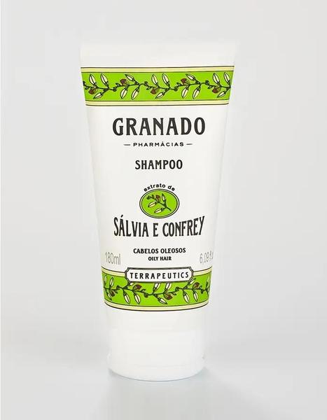 Imagem de Shampoo Granado Sálvia E Confrey 180ml - Cabelos Oleosos