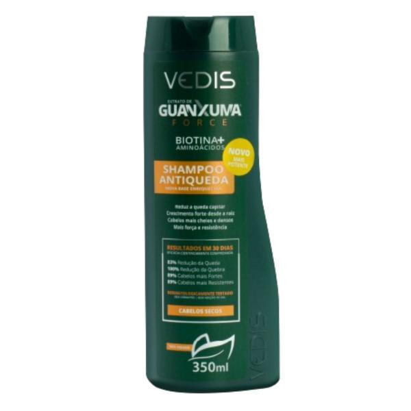 Imagem de Shampoo Guanxuma Force Antiqueda Cabelos Secos 350Ml - Vedis