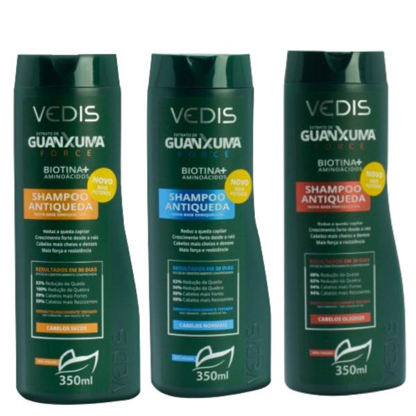 Imagem de Shampoo Guanxuma Force Cabelos Normais 350Ml - Vedis