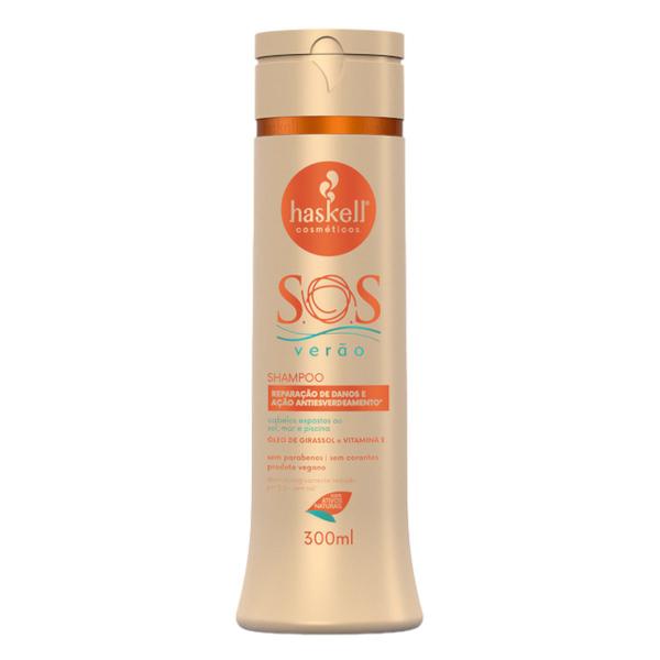 Imagem de Shampoo Haskell Pós-Sol S.O.S Verão Limpeza suave 300ml