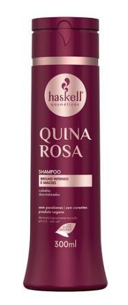 Imagem de Shampoo Haskell Quina Rosa 300ml - Brilho e Maciez