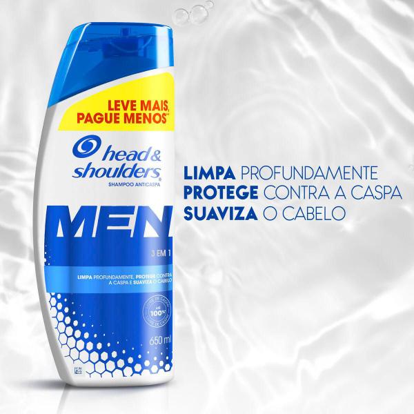 Imagem de Shampoo Head & Shoulders Anticaspa 3 em 1 650ml