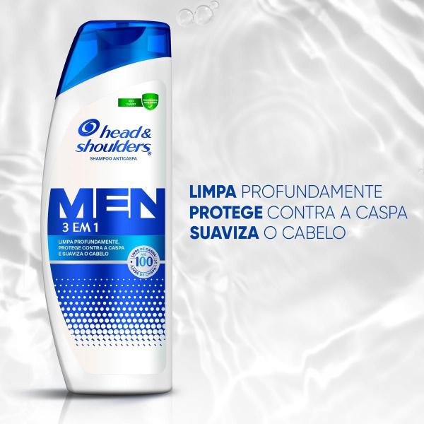 Imagem de Shampoo Head & Shoulders Anticaspa 3 em 1 Masculino 400ML