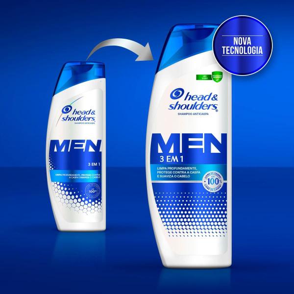 Imagem de Shampoo Head & Shoulders Anticaspa 3 em 1 Masculino 400ML