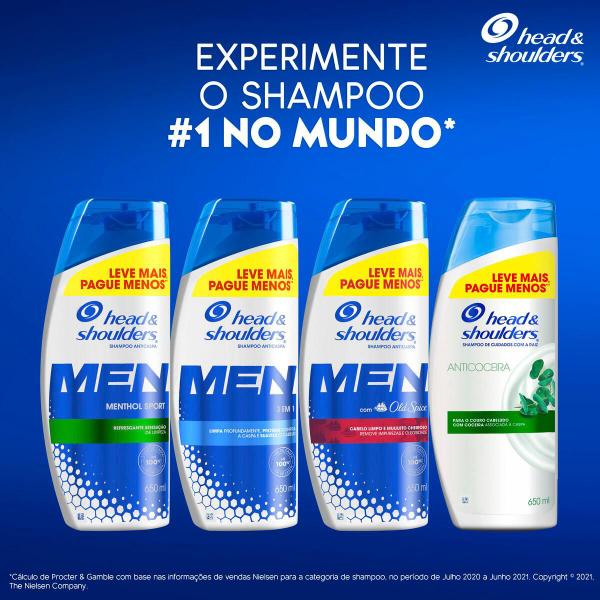 Imagem de Shampoo Head & Shoulders Anticaspa Anticoceira 650ml