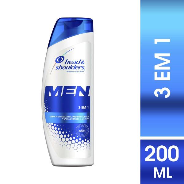 Imagem de Shampoo Head & Shoulders Anticaspa Men 3 em 1 200ml