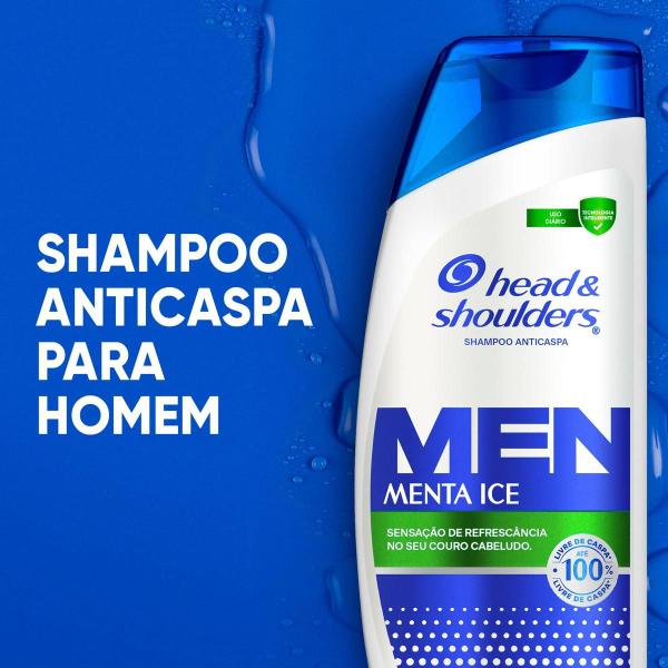 Imagem de Shampoo Head & Shoulders Anticaspa Menthol Refrescante Masculino - 200mL