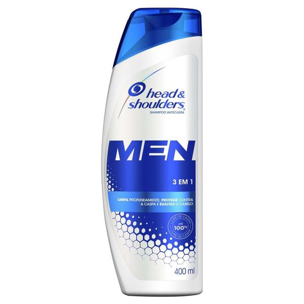 Imagem de Shampoo Head & Shoulders Men 3em1 Cuidados com a Raiz 400ml