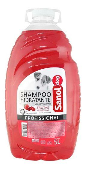 Imagem de Shampoo hidratante cachorro Sanol Frutas Vermelhas 5 LITROS