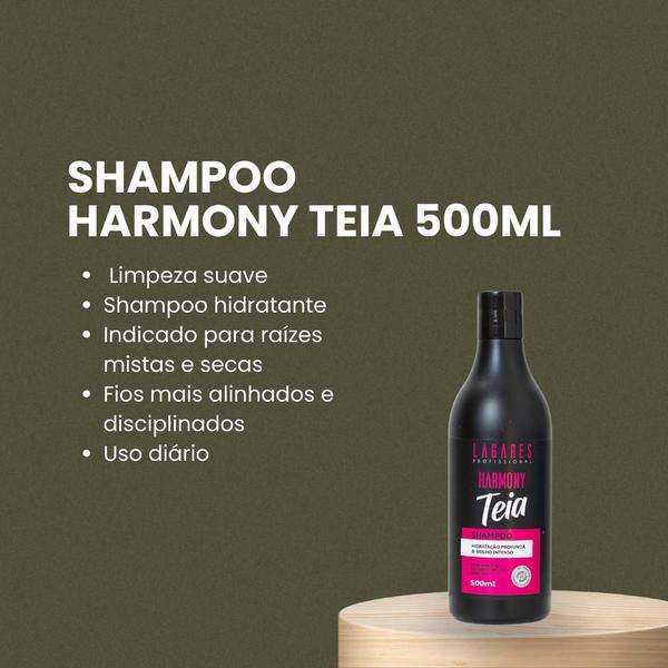 Imagem de Shampoo Hidratante Limpeza Suave Não Danifica Os Fios 500ml