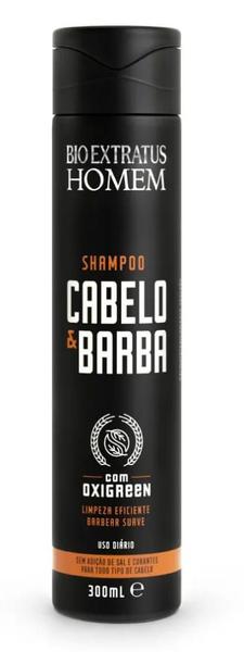 Imagem de Shampoo homem cabelo e barba  bio extratus 300ml