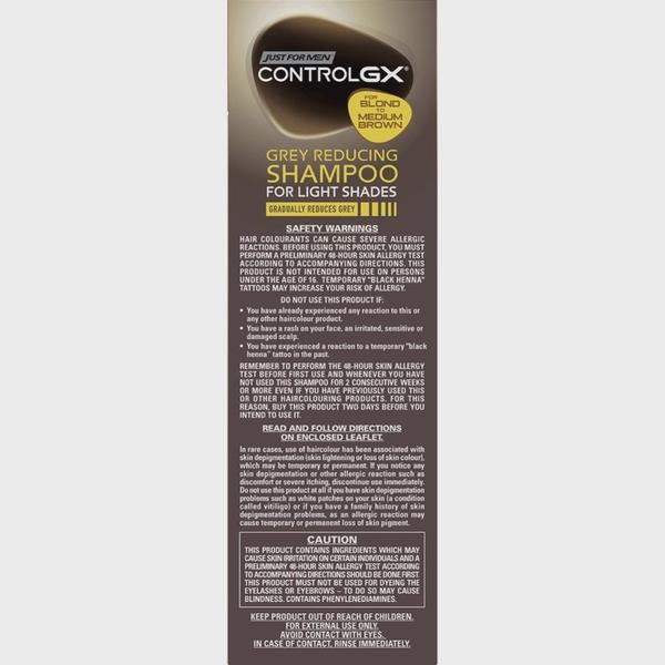 Imagem de Shampoo Homens Control Gx Grey Reducing Lights Shades 118Ml