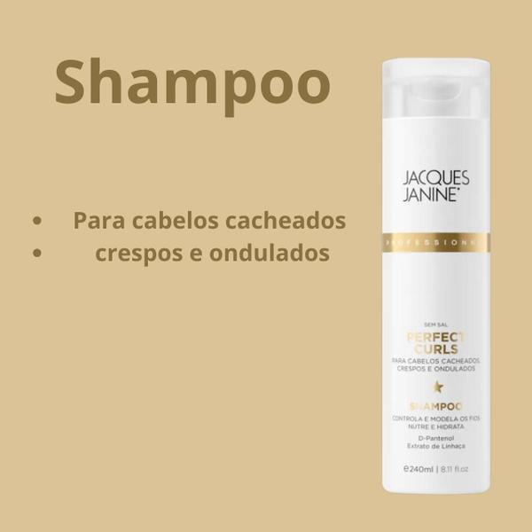 Imagem de Shampoo Jacques Janine Perfect Curls 240ml