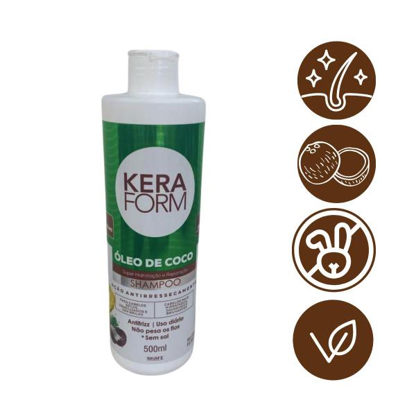 Imagem de Shampoo keraform oleo de coco 500ml