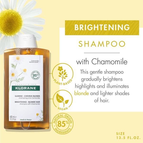 Imagem de Shampoo Klorane Brightening com Camomila 400mL