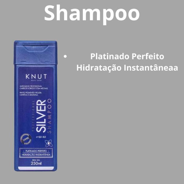 Imagem de Shampoo Knut Silver Matizador 250ml