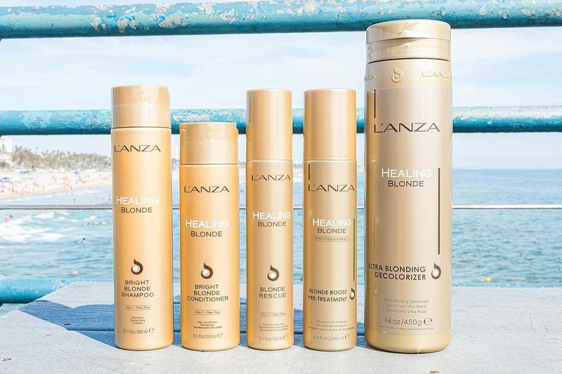 Imagem de Shampoo L'ANZA Healing Blonde Bright para cabelos loiros 946ml