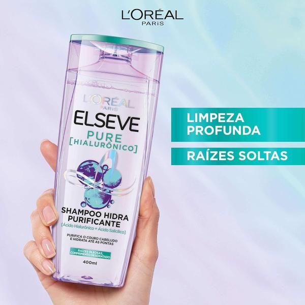 Imagem de Shampoo L'Oréal Paris Elseve Pure Hialurônico 400Ml