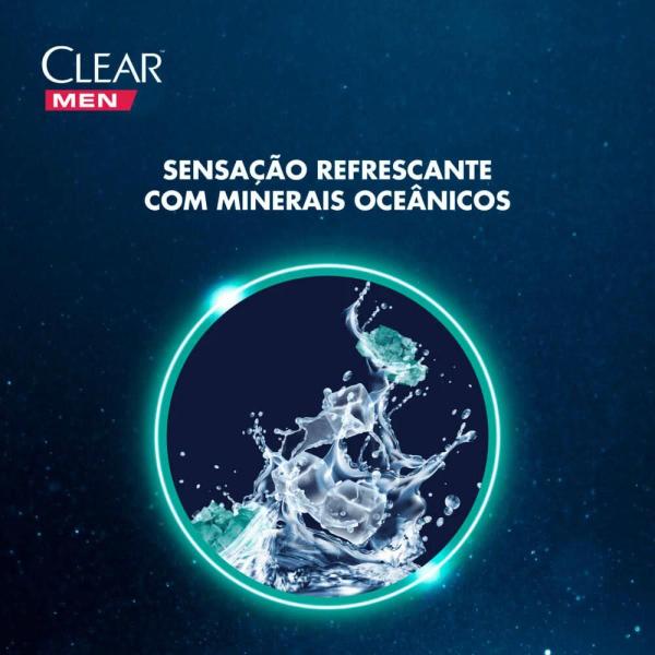 Imagem de Shampoo Limpeza Diária 2 em 1 400ml - Clear Men