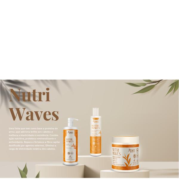 Imagem de Shampoo Limpeza Suave Apice Nutri Waves 1L