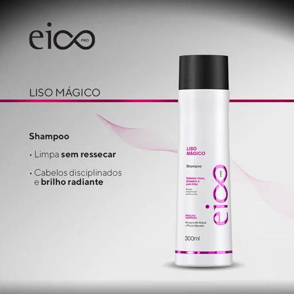 Imagem de Shampoo Liso Mágico 300ml Eico