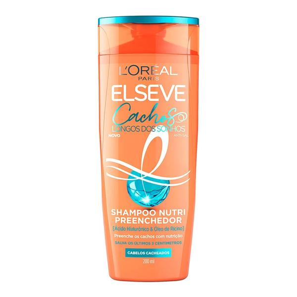 Imagem de Shampoo LOréal Paris Elseve Nutri Preenchedor - Cachos Longos dos Sonhos 200ml