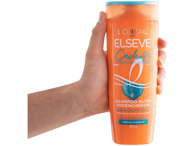 Imagem de Shampoo LOréal Paris Elseve Nutri Preenchedor  - Cachos Longos dos Sonhos 400ml