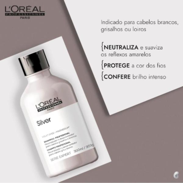 Imagem de Shampoo loreal silver 300ml