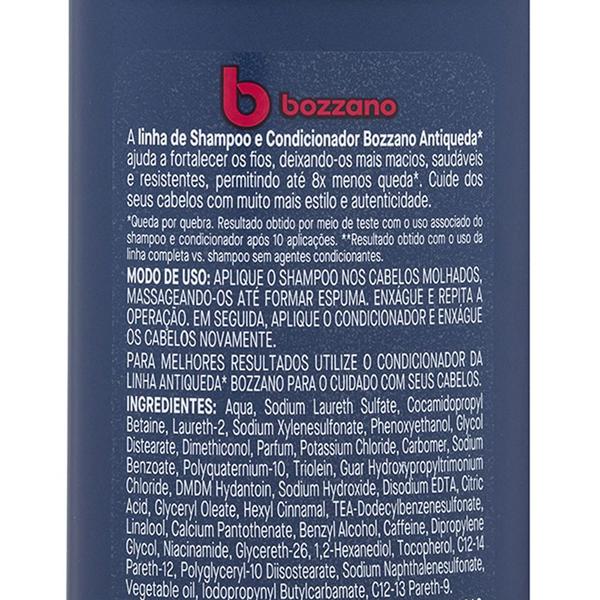 Shampoo Masculino Bozzano Antiqueda 325ml Imagem de Shampoo Masculino Bozzano Antiqueda 325ml