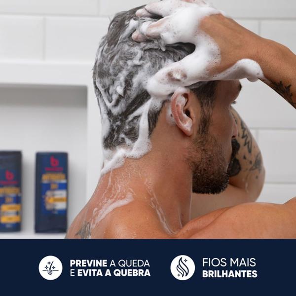 Shampoo Masculino Bozzano Antiqueda 325ml Imagem de Shampoo Masculino Bozzano Antiqueda 325ml