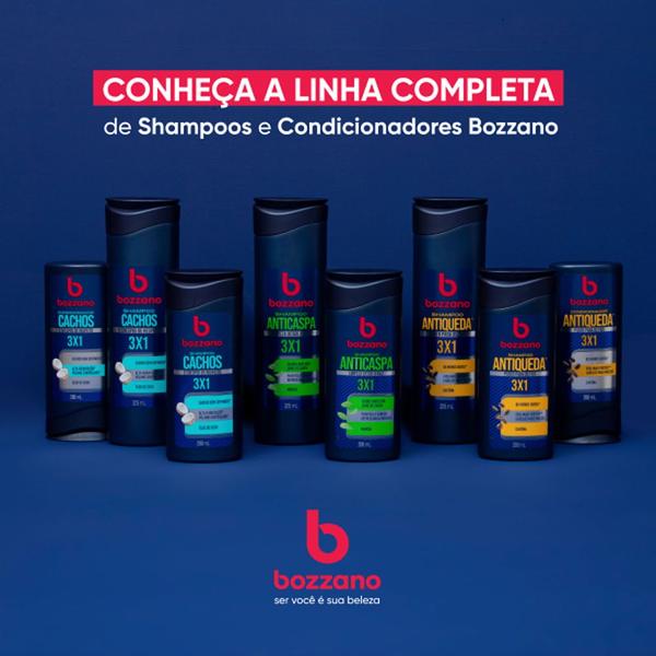 Shampoo Masculino Bozzano Antiqueda 325ml Imagem de Shampoo Masculino Bozzano Antiqueda 325ml