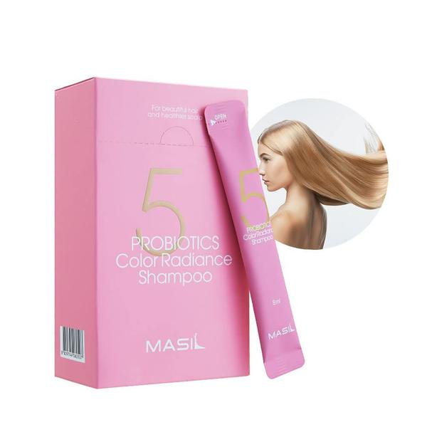 Imagem de Shampoo Masil 5 Probióticos Color Radiance 20 mL x 20 Travel