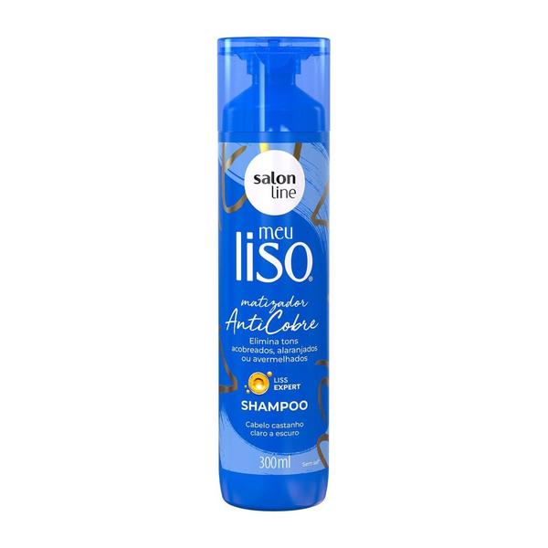 Imagem de Shampoo Matizador AntiCobre Meu Liso 300ml - Salon Line