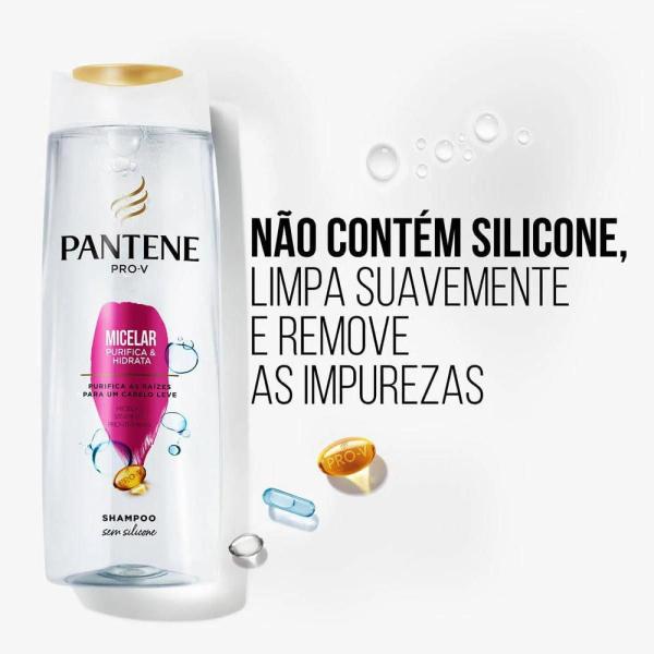 Imagem de Shampoo Micelar Purifica e Hidrata 200ml - Pantene