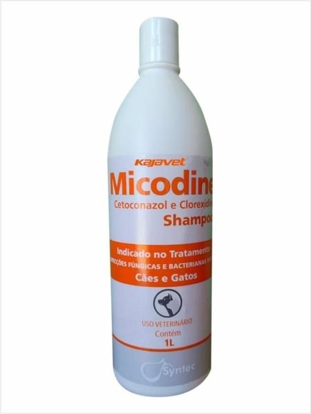 Imagem de Shampoo Micodine Cães Gatos Dermatológico Syntec 1 Litro