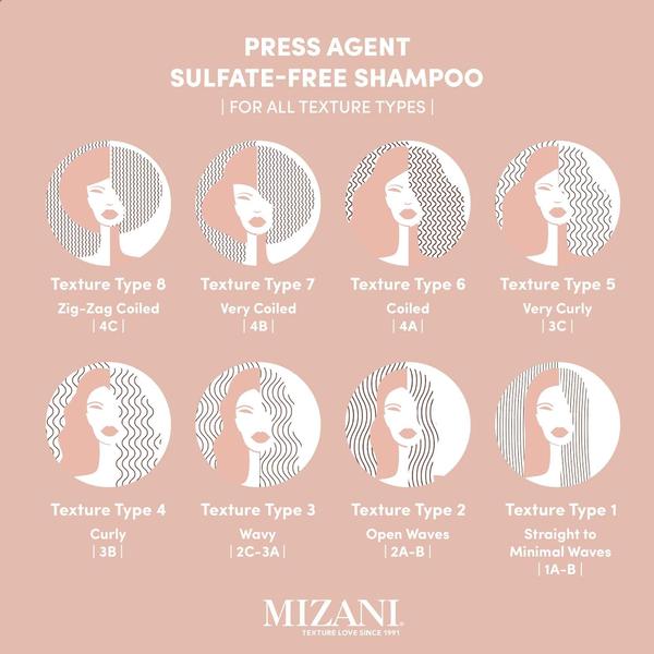 Imagem de Shampoo Mizani Press Agent Thermal Smoothing 1L sem sulfato