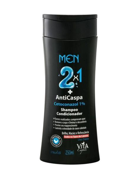 Imagem de Shampoo Muriel anti-caspa 2em1 c/cetoconazol 250ml