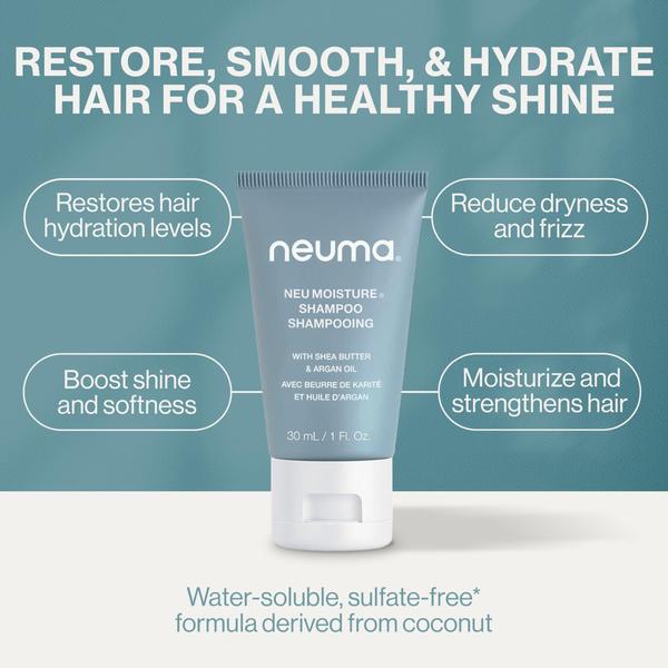 Imagem de Shampoo NEUMA Neu Moisture 30ml Travel Size com manteiga de karité