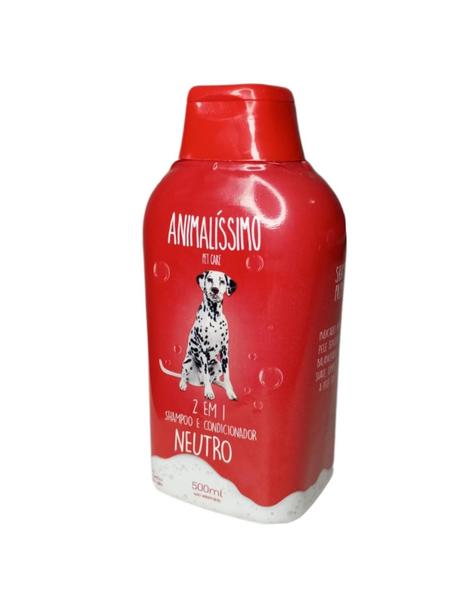 Imagem de Shampoo Neutro 2 Em 1 500ml Animalíssimo