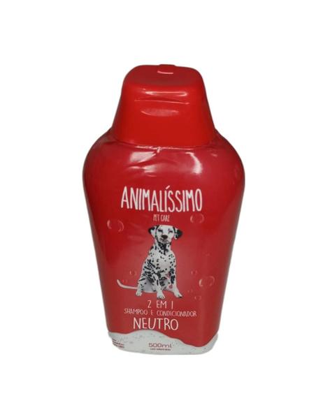 Imagem de Shampoo Neutro 2 Em 1 500ml Animalíssimo