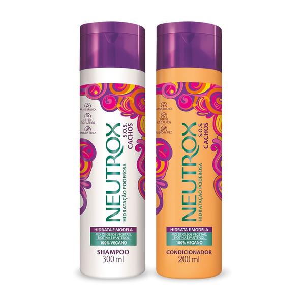 Imagem de Shampoo Neutrox 300ml+Condicionador 200ml SOS Cachos