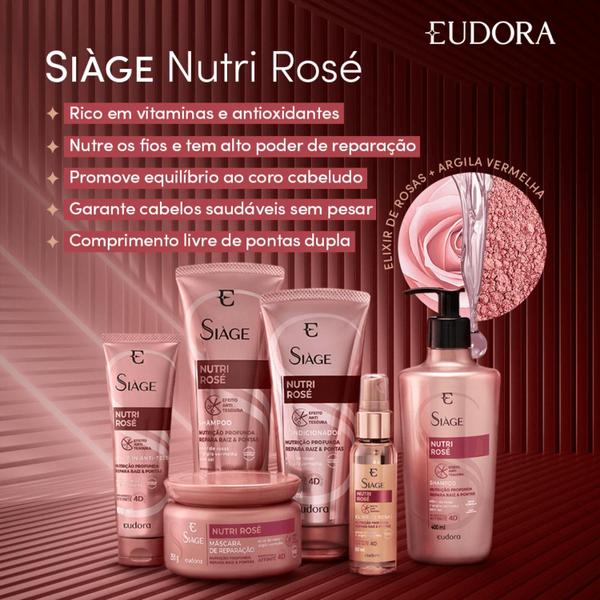 Imagem de Shampoo Nutri Rose 1000ml - Siage