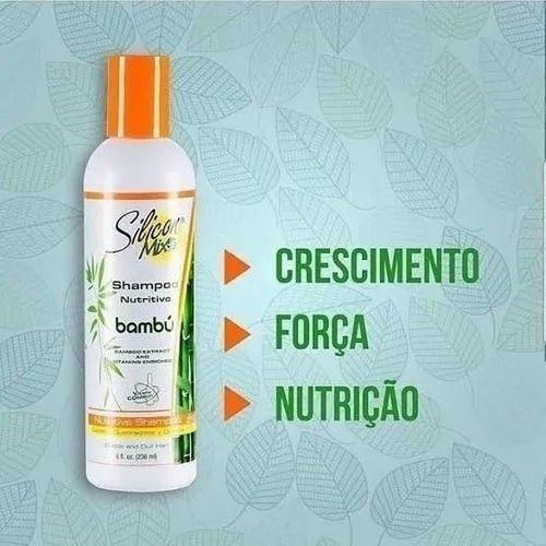 Imagem de Shampoo Nutritivo Silicon Mix Bambú 473 Ml - Original