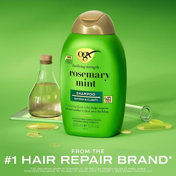 Imagem de Shampoo OGX Clarifying Strength + Rosemary Mint 385mL