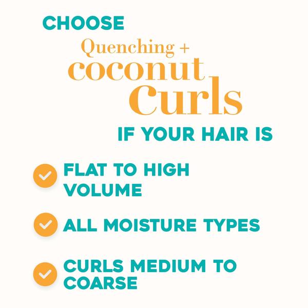 Imagem de Shampoo OGX Quenching + Coconut Curls Hidratante 750mL