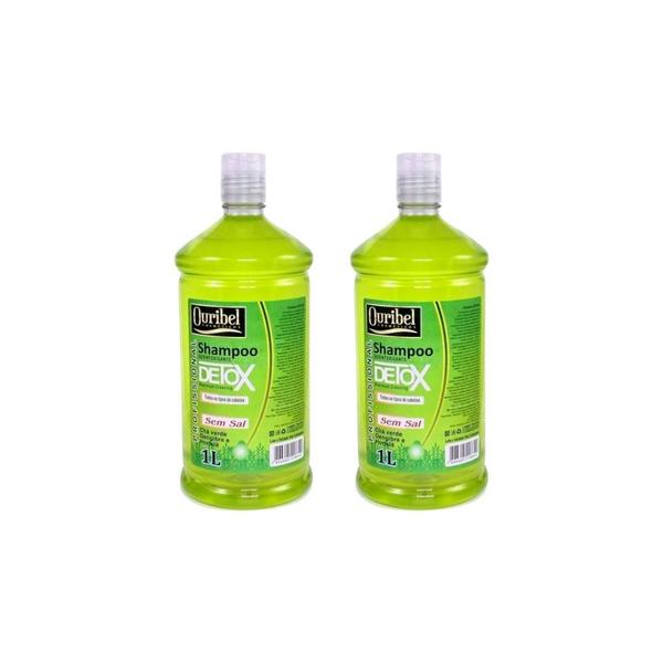 Imagem de Shampoo Ouribel 1000Ml Detox - Kit C/2Un