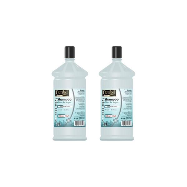 Imagem de Shampoo Ouribel 1000Ml Oleo De Argan - Kit C/2Un