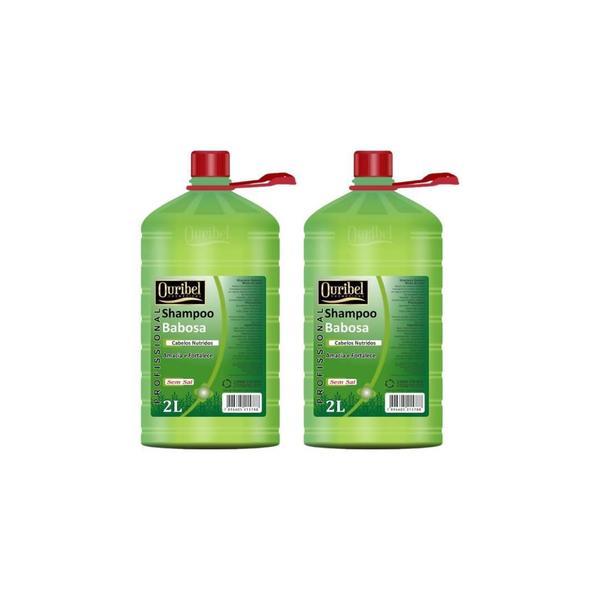 Imagem de Shampoo Ouribel 2000Ml Babosa - Kit C/2Un